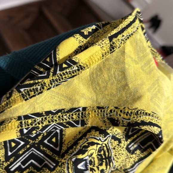 H & M Bright Yellow and Black Tiger Print Mini Tank Dress - Picture 7 of 13